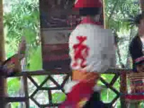 Lizu bamboo folk dance traditional minority li zu ethnic