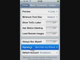 How to remove the “sent from my iPhone” signature in emails
