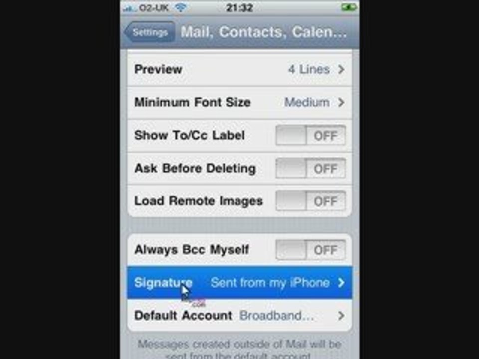 How to remove the “sent from my iPhone” signature in emails