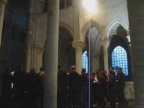 Vezelay 2009 - Routiers Scouts d'Europe - Veillée et messe