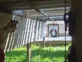 A Hot Blonde at the Shooting Range