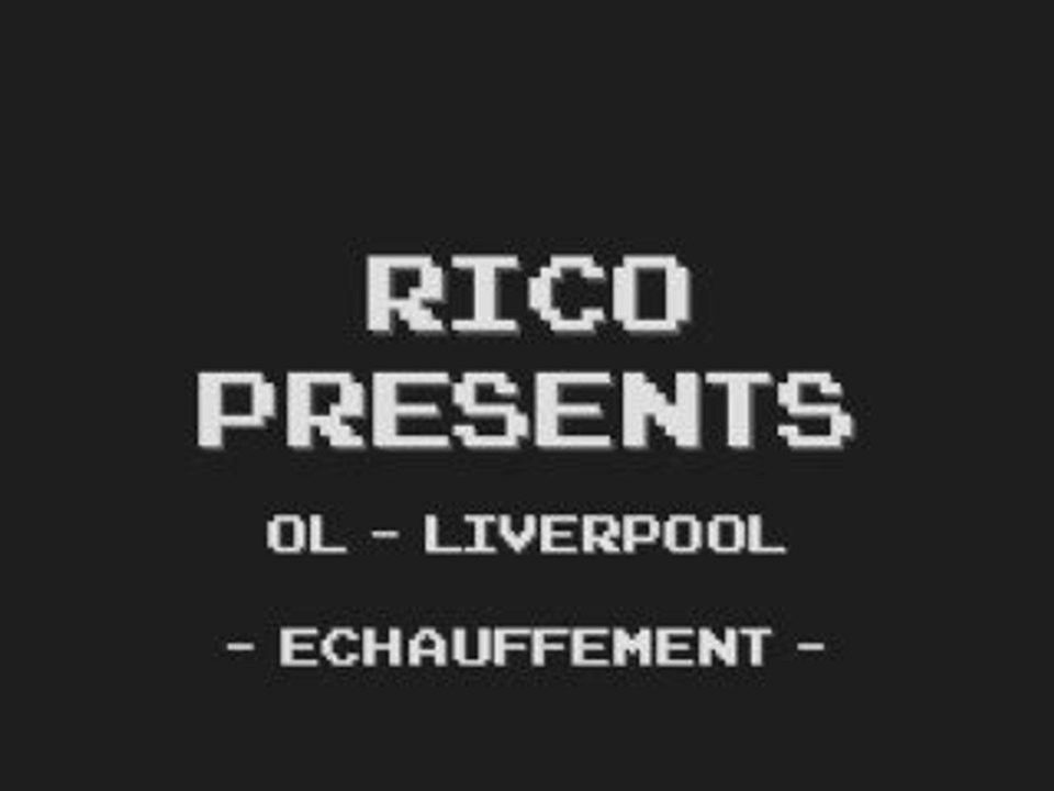 echauffement ol - liverpool by rico