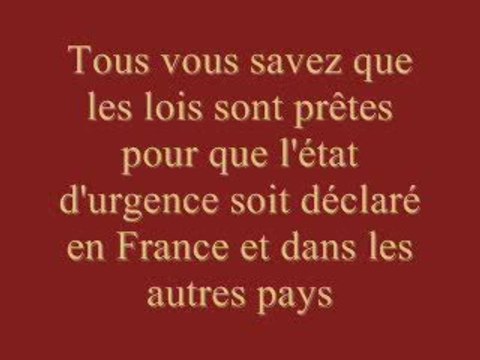 Relais : APPEL D'URGENCE A TOUS LES MEDIAS!!!LEVEZ-VOUS!!!