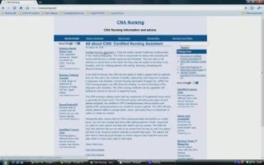 CNA Nursing