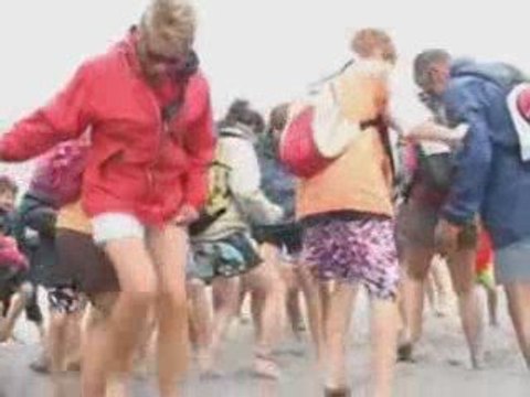 traversée et sables mouvants de la baie mont saint michel