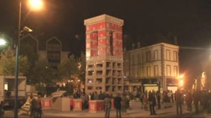 Construction nuit blanche mayenne Olivier Grossetête