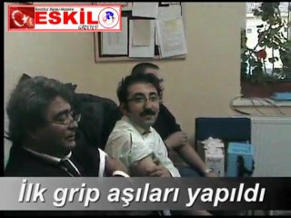 Eskil'de İlk domuz Gribi Aşıları Yapıldı