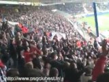 Sochaux-PSG Hey!!!!!Ambiance parcage parisien!!!!!Lourd!!!