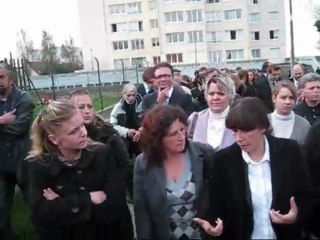 Le Portel visite de la secrétaire d'Etat...1ère partie