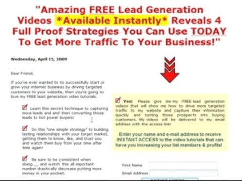 Internet Marketing Squeeze Page by Judah Swagerty