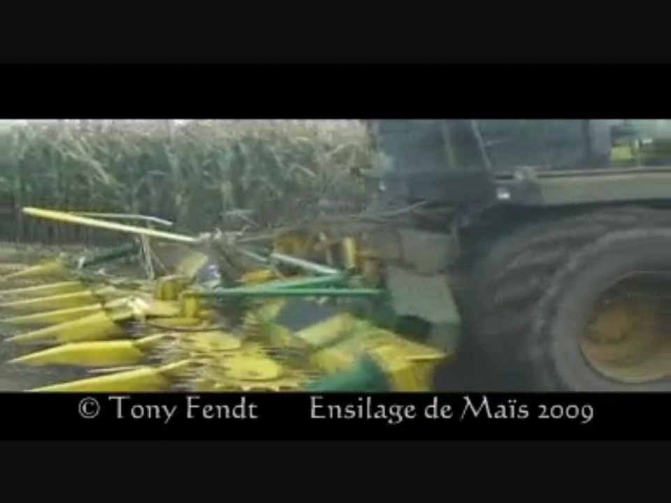 Ensilage De Maïs 2009 Partie N°2 Chez Tony Fendt