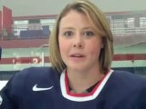 Photo Shoot on the Ice - U.S. Women's National Hockey Team