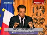 EVENEMENT,Discours de Nicolas Sarkozy à la Fondation Chirac