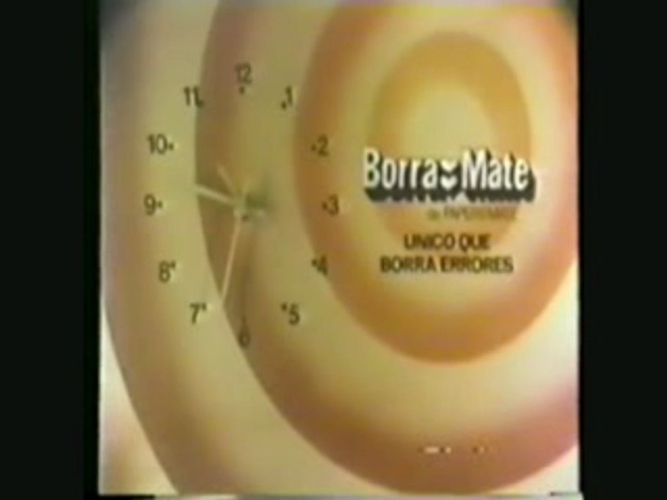 Cortina BorraMate de PaperMate | Teleonce 1981