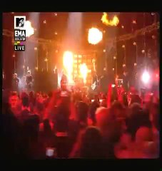 live stage - Green Day mtv ema 2009