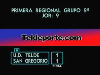 U.D. Telde 1 - San Gregorio 1 1ª Categoria Grupo 2º Jor 9ª