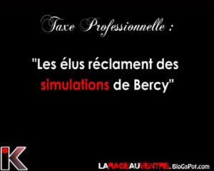 Taxe Profes. : les élus réclament les simualtions de Bercy.