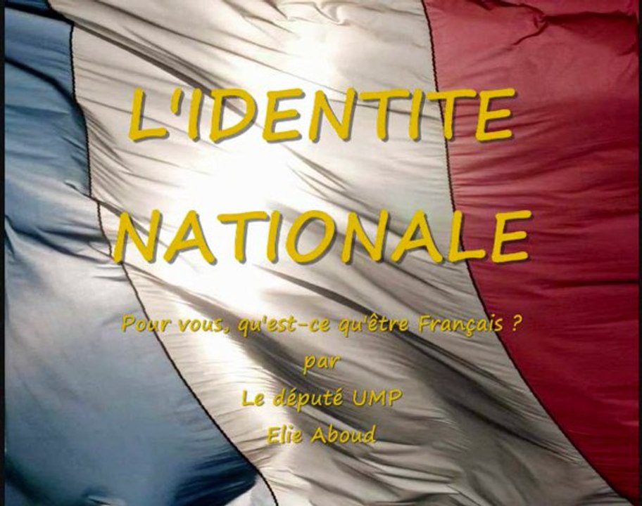 Identite nationale par un député UMP