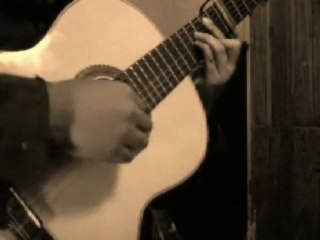 Requinteando con "LOS PANCHOS" en mi guitarra.