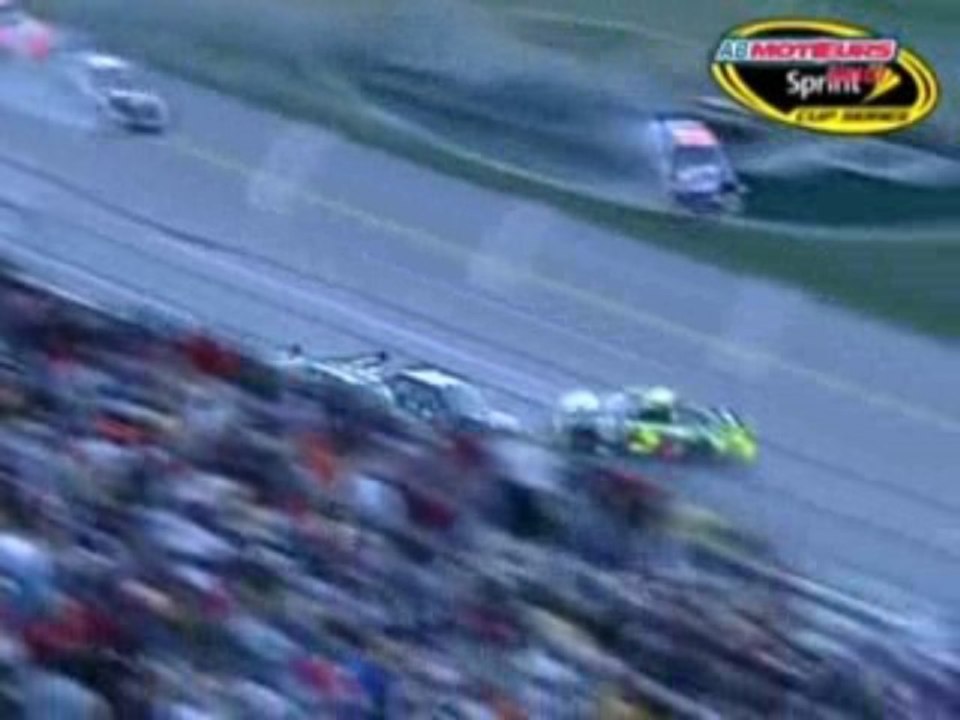 Nascar Sprint Cup Talladega 2009 Huge crash Martin (Ab Moteur)