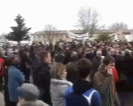 Pont-Saint-Esprit - Manif du 17 janvier 2009