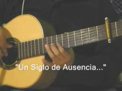 Tributo al Trio Los Panchos con mi guitarra.