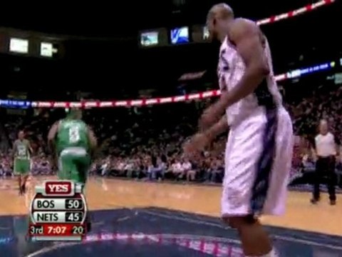 NBA Rajon Rondo gets in the passing lane for his fifth steal