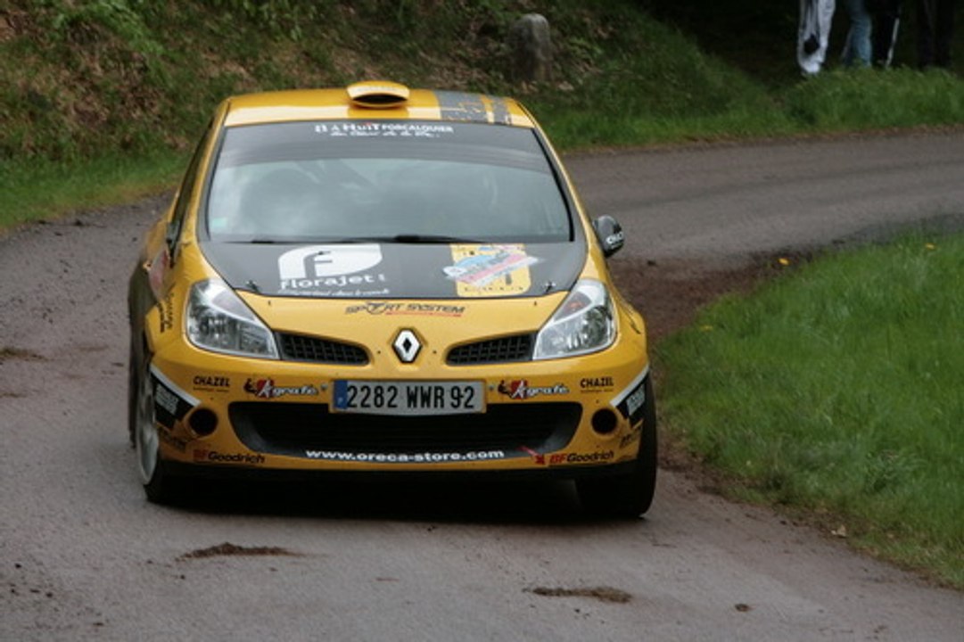 Caméras embarquées Manu Guigou Clio R3 Rallye Epernay 2009