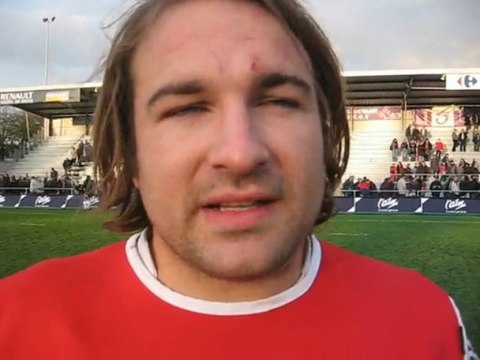 Rugby - Vincent Giacoletto réagit après USB - Montluçon