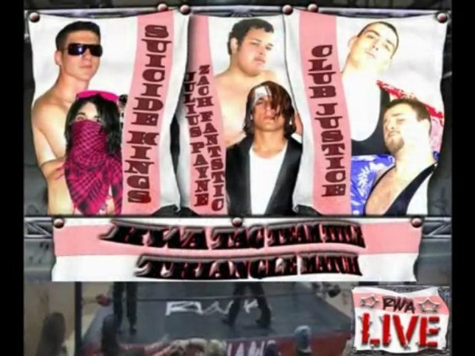 RWA Live! Match 8 Triple ThreatTag Title Match Pt 1