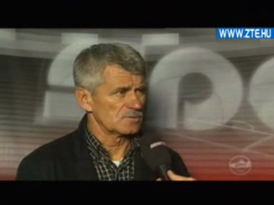 2009.11.07 Csank János riport a ZTE-Vasas után