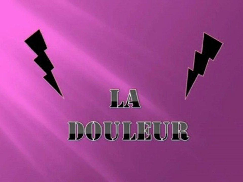 Projet la douleur