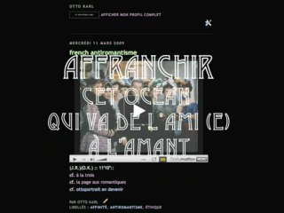 affranchir amour-amitié