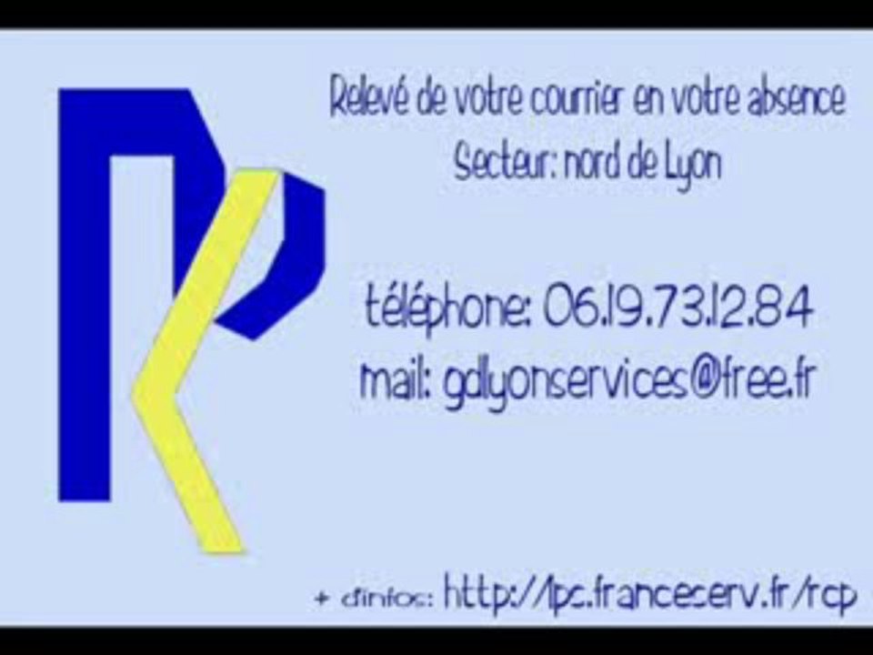 RCP Relevé de courrier postal