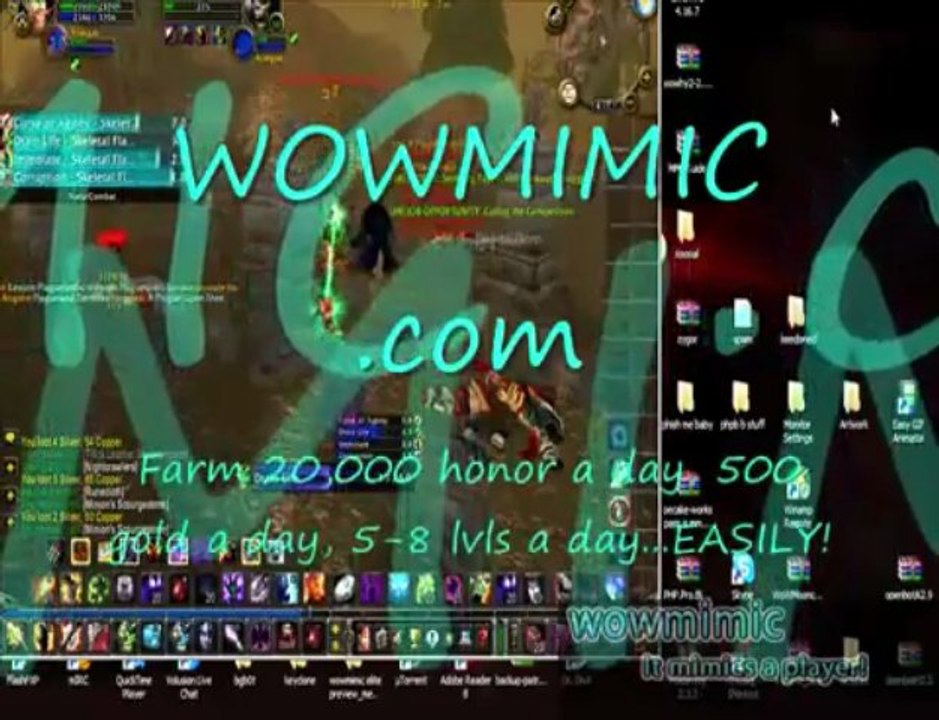 WOWMimic.com WoW Bot Preview -- Gnome Lock Promo-1