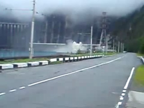 Момент аварии на СШ ГЭС