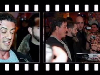 Sylvester Stallone au Planet Hollywood le 2 février 2008