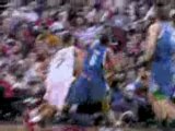 NBA Greg Oden Block Ryan Gomes' layup attempt right at the r