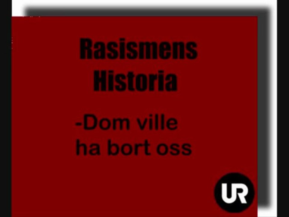 Rasismens historia