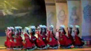 Tibetan folk group dance traditional minority people Tibet