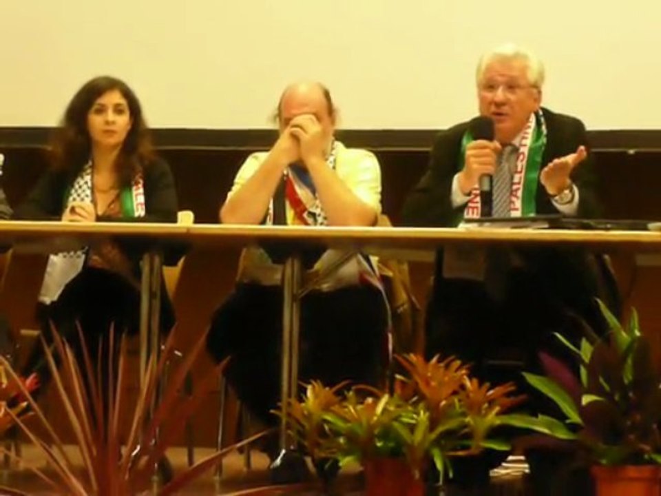 Jean-Claude Lefort et Salah Hamouri AFPS 68 Kaysersberg