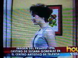 Susana Gonzalez en sus comienzos en 1996