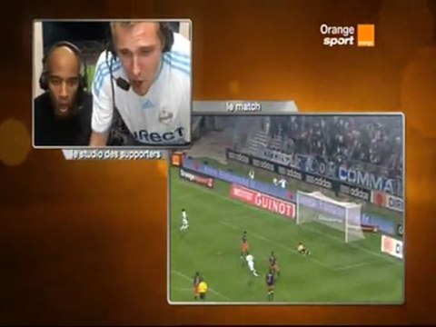 studio des supporters Marseille - Montpellier 6ème journée