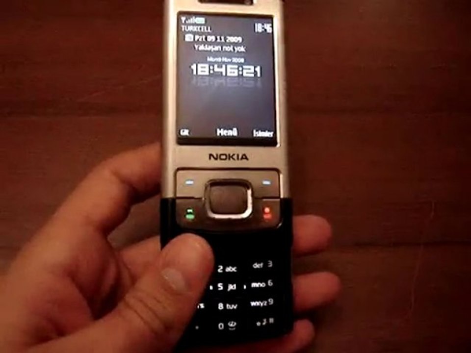 Nokia 6500 Slide Silver Cok Temiz