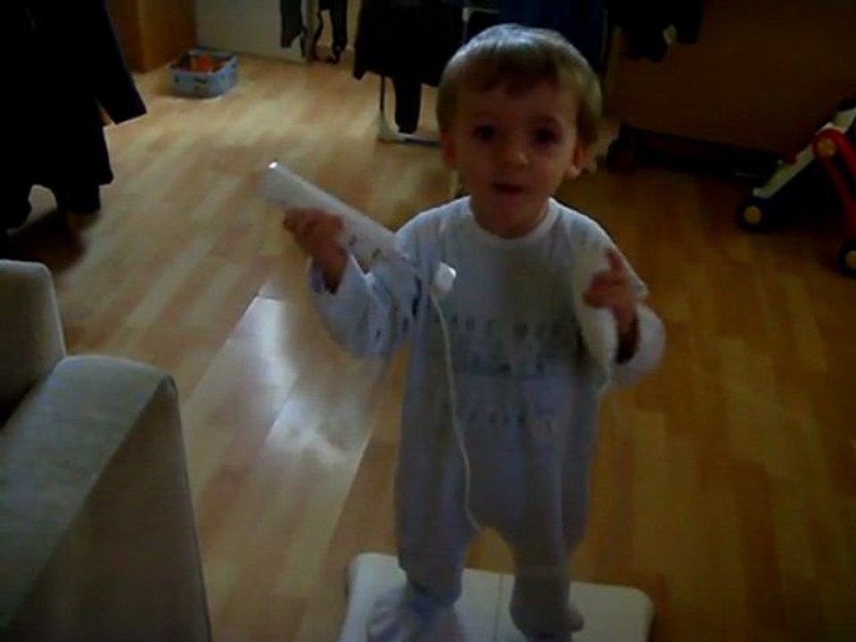 Erwan et la wii fit ...