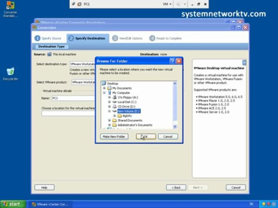 WM Standalone Converter 4.0.1 ile Sanallaştırma