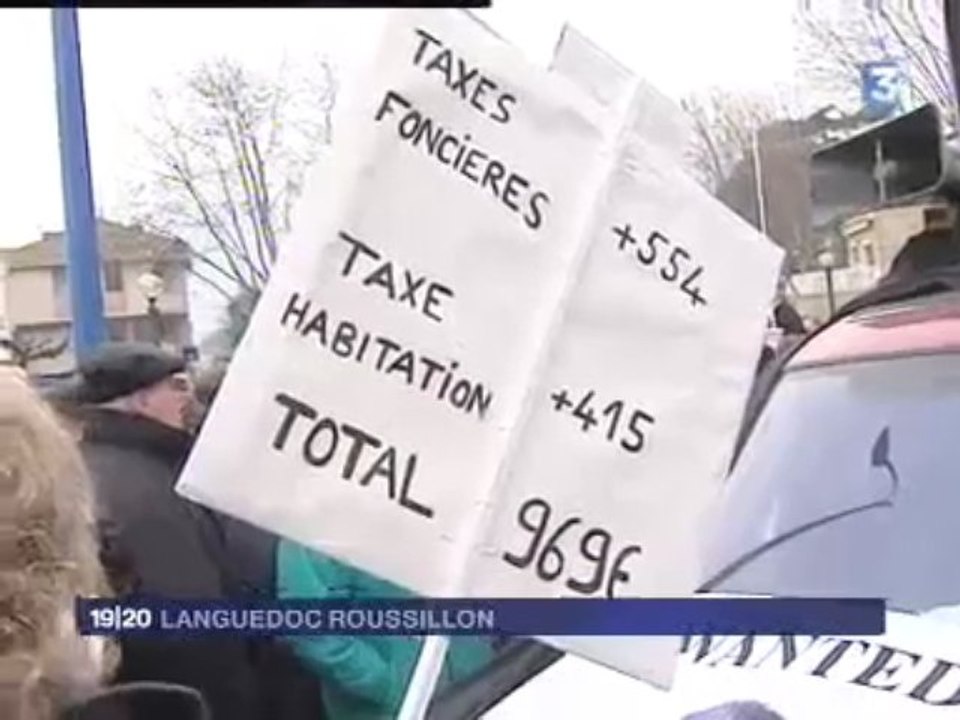 France3 - Impot Pont Saint Esprit La manifestation