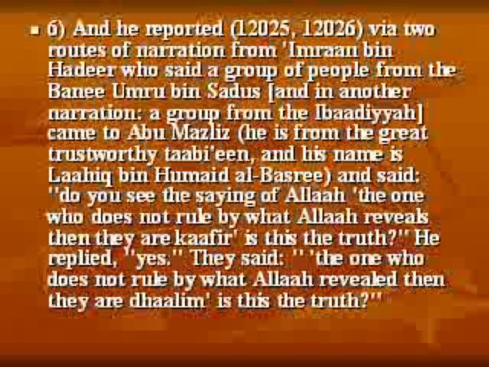 Ruling by other than Allah2
