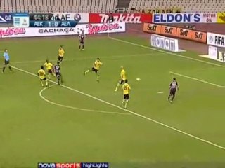 10th AEK-AEL 3-1  Novasport tv Greece 2009-10