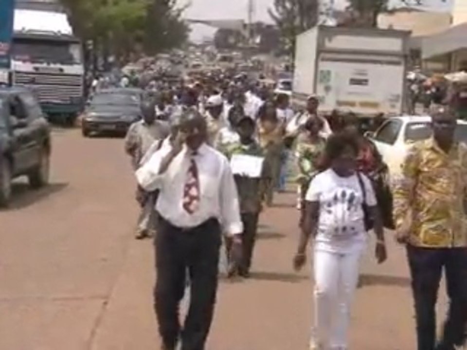 Bukavu La presse manifeste...
